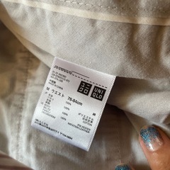 UNIQLO ストライプ柄 コットンショートパンツ Mサイズの画像