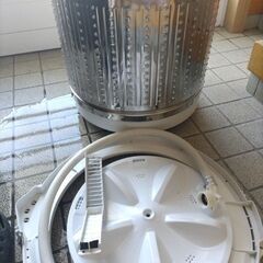 札幌市近郊の方限定！送料無料！分解清掃済！ヤマダ RORO 洗濯機 YWM-T45LK 4.5kg 2023年製の画像
