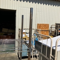 メタルシェルフ スチールラック メタルラックキャスター付き 棚板5枚　 収納 倉庫 物置 ガレージ 900mm x 450mm x 20000mm(H)NO107の画像