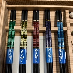 【新品未使用】道場六三郎　お盆、箸5膳と野菜型箸置きセットの画像