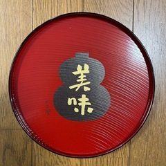 【新品未使用】道場六三郎　お盆、箸5膳と野菜型箸置きセットの画像