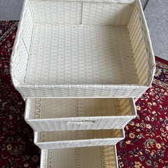 【中古美品】洗面所収納 引出し収納の画像