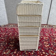 【中古美品】洗面所収納 引出し収納の画像
