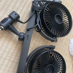 車　ファン　扇風機の画像