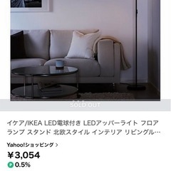 【引渡者確定済み】IKEA フロアランプの画像