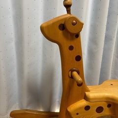 レア　木馬　木製　木製おもちゃの画像
