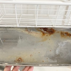 レース柄の姫系水切りラック/水切りカゴ　ホワイトの画像