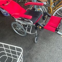 リサイクルショップどりーむ荒田店　No4377 車椅子　リクライニング車椅子　マツナガ　アルミMWシリーズ　軽量で頑丈なアルミフレーム製♪の画像