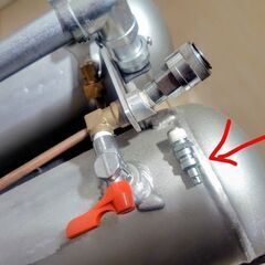 エアコンプレッサー サブタンク マキタ 連結 補助タンク 高圧専用の画像