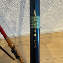 レトロ釣竿 棒うきの画像