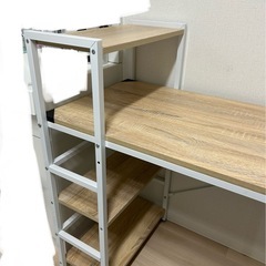 棚付きデスク 机　　の画像