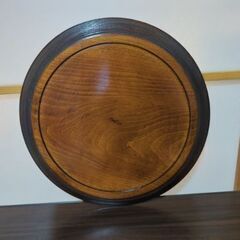烏城彫　お盆　直径36cmの画像