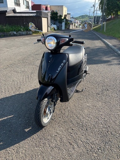 お話中　スクーター　スズキ  レッツG　CA4AA