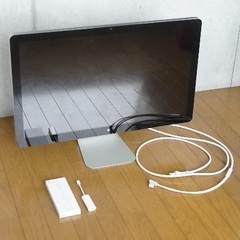 Apple Thunderbolt Display 27インチ ＋ Thunderbolt 3 (USB-C) to Thunderbolt 2 (Apple純正)付きの画像