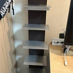 本棚　オークス ブックタワー ハイタイプ L51DA ダークの画像