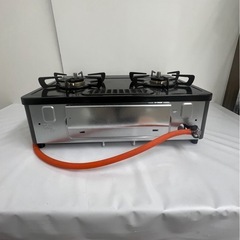 【現状品】Rinnai リンナイ ガステーブル 2口コンロ KG35NBKL 2024年製 LPガス用の画像