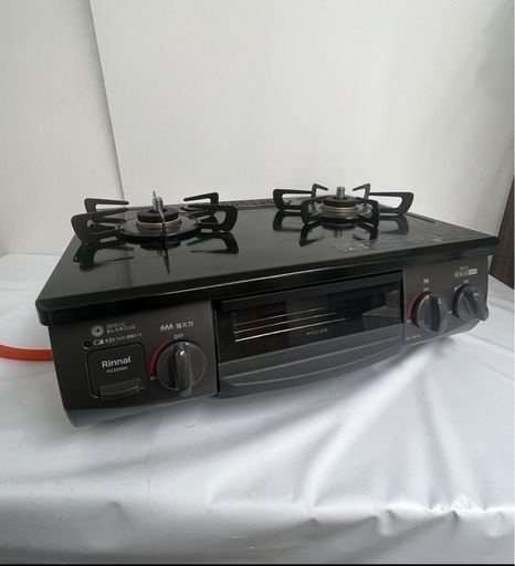 【現状品】Rinnai リンナイ ガステーブル 2口コンロ KG35NBKL 2024年製 LPガス用