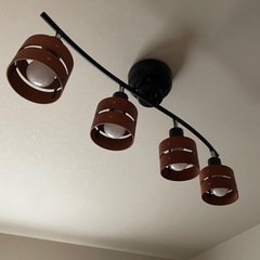 おしゃれ照明器具4灯♡LED電球付き♡説明書付き　の画像