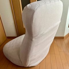 【美品】日本製 贅沢ワイド座椅子（専用カバー付き）の画像