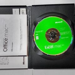ソフトウエア Excel：mac Office2011日本語版☆データを分析・整理・共有の画像
