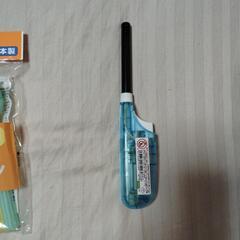お食事用品と點火器の画像