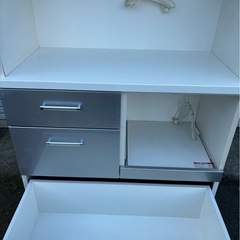 食器棚 キッチンボード メーカー不明 H180 W98 D42の画像