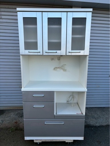 【成約済み】食器棚 キッチンボード メーカー不明 H180 W98 D42