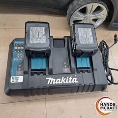 ✨マキタ　中古　MLM431DPG2　充電式芝刈り機　430ｍｍ　36V　充電器/バッテリー×2✨うるま市田場✨の画像