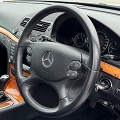 W211 ディーゼルターボ E320 CDI 車検令和8年11月 禁煙車 美車 修復歴なし シルバー メルセデス セダン の画像