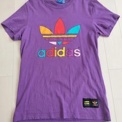 adidas Tシャツ 3枚セット アディダス トレフォイル ブラック ゴールド ブルー タイダイ パープル カラフル スリーストライプス アディダス 3 Hu 2018 プリント 3本線の画像