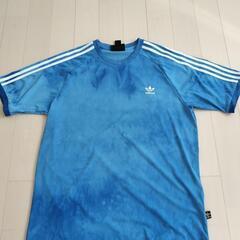 adidas Tシャツ 3枚セット アディダス トレフォイル ブラック ゴールド ブルー タイダイ パープル カラフル スリーストライプス アディダス 3 Hu 2018 プリント 3本線の画像