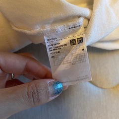 UNIQLO ホワイト Tシャツ Sサイズ ポケット付きの画像