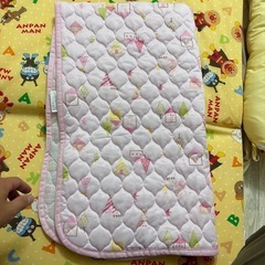 ベビー　寝具　敷き+掛け+アンパンマンカバー付きの画像