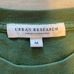 URBAN RESEARCH グリーン Tシャツ Mサイズの画像