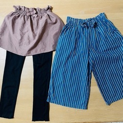 子供服　キッズ　130cm 140cm 女の子　ワンピース　ボトムス　の画像