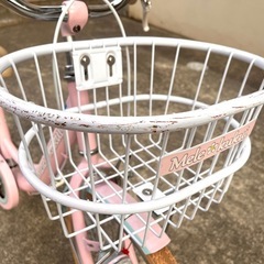 20インチ女の子用自転車の画像