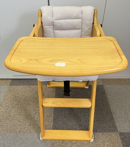 弘益　木製チャイルドチェア　ベビーチェア　ハイチェア　折りたたみ　CHC-480 弘益 チャイルドチェア CHC-480（BR） 1脚（直送品） - アスクル