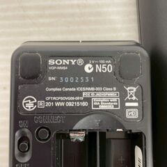 【SONY】 ソニー VGP-WKB10 VAIO ワイヤレスキーボード ブラック 黒 ワイヤレス無線 N50 ワイヤレスマウス RM-MCV40M A0177の画像
