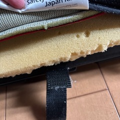 takata312fit junir ジュニアシート 黒赤の画像