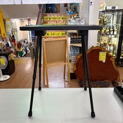 ☆ドリーム荒牧店☆☆ジモティー割引有☆ 組立式ポータブルテーブル/BLKの画像