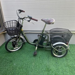 【超美品・1回試乗のみ】G E-PARTON PLUS 電動アシスト三輪自転車の画像