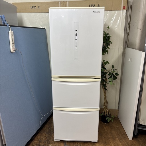 I647 ? ジモティー限定価格！ エコナビ搭載♪ Panasonic 冷蔵庫 (335L) ⭐ 動作確認済 ⭐ クリーニング済