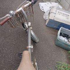 折り畳み自転車　アルミフレームの画像