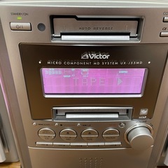 Victor CD/MD/カセットテープ　コンポ　ジャンク品の画像