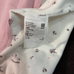 女の子ロンパース肌着70cm.80cm
の画像