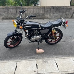 カワサキ z250ft カスタムの画像
