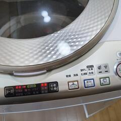 SHARP洗濯機9キロ　乾燥機能付きの画像
