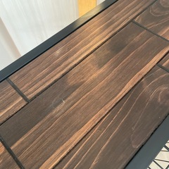 ニトリ　天然木パイン材天板　キッチンワゴンの画像