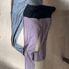 マタニティズボン　ヨガレギンス　妊娠後期の画像