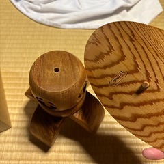 木彫り 灯篭の画像